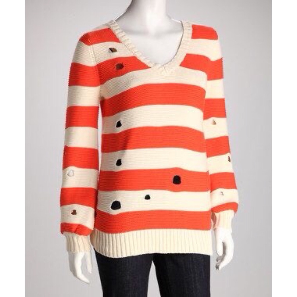 Boundary & Co Distressed Sweater
